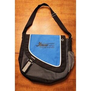 Occupational Therapy Bag Purse Tote Blue Black Rehab Home Health